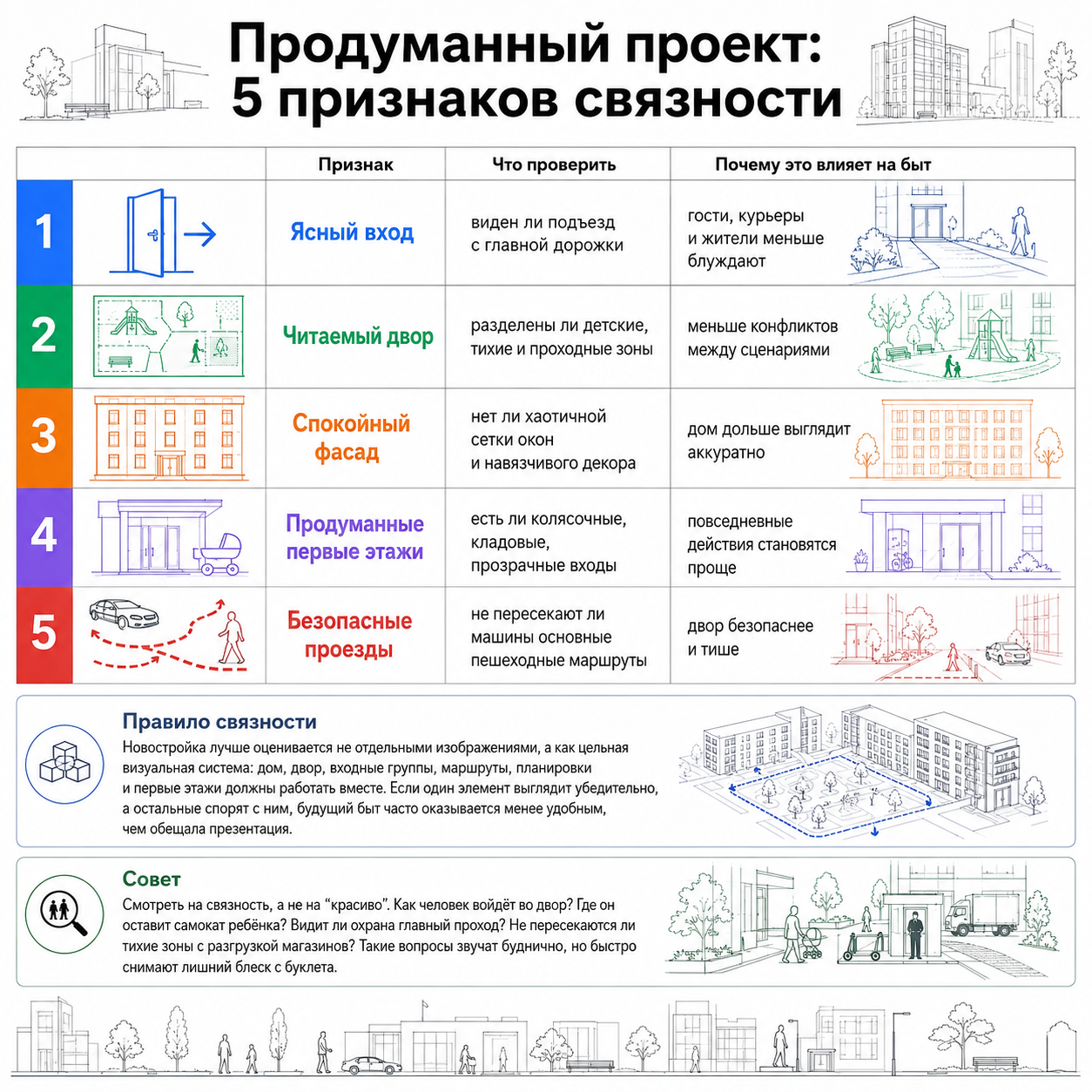 Продуманный жилой проект